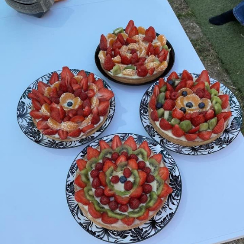 Des créations gourmandes décorées de fruits